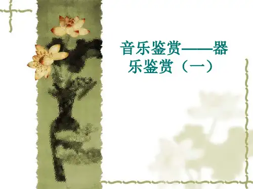 器乐作品鉴赏1