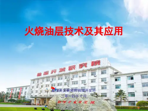 火烧油层机理