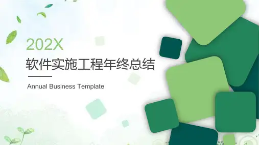 软件实施工程年终总结ppt
