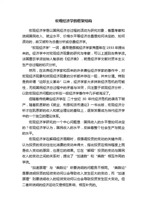 宏观经济学的框架结构
