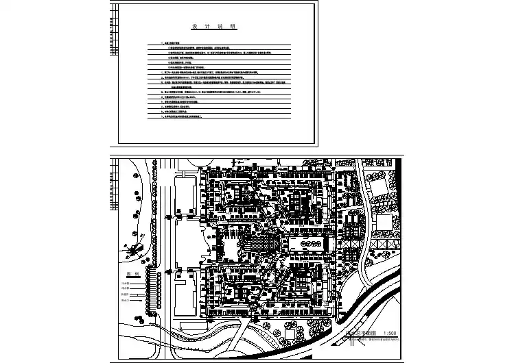 交通大学新校区总平面图