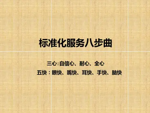服装专卖店服务标准