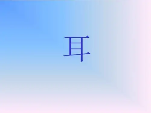 中耳炎,鼓膜穿孔,内耳眩晕症 PPT课件