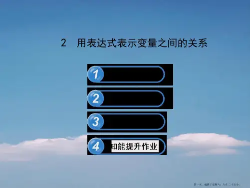 六年级数学下册第九章变量之间的关系2用表达式表示变量之间的关系课件鲁教版五四制20222225435
