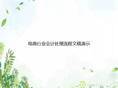 电商行业会计处理流程文稿演示