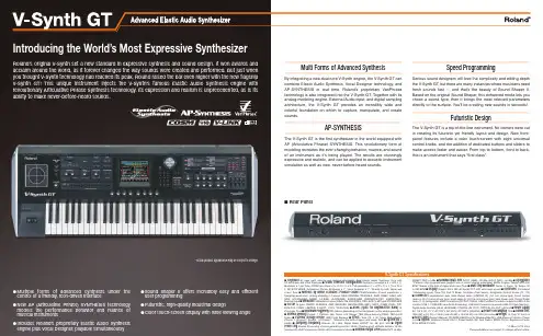 罗兰（Roland）V-Synth GT高级合成器说明书