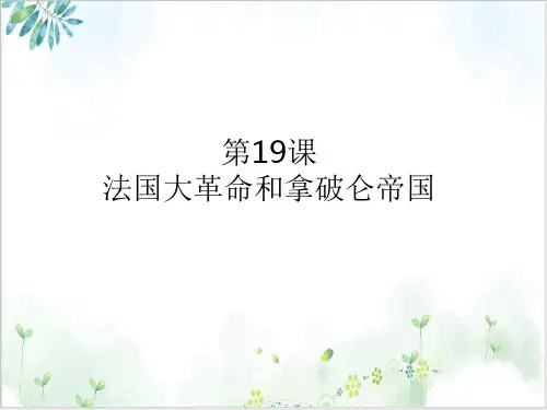 岳麓版《法国大革命》ppt公开课课件2