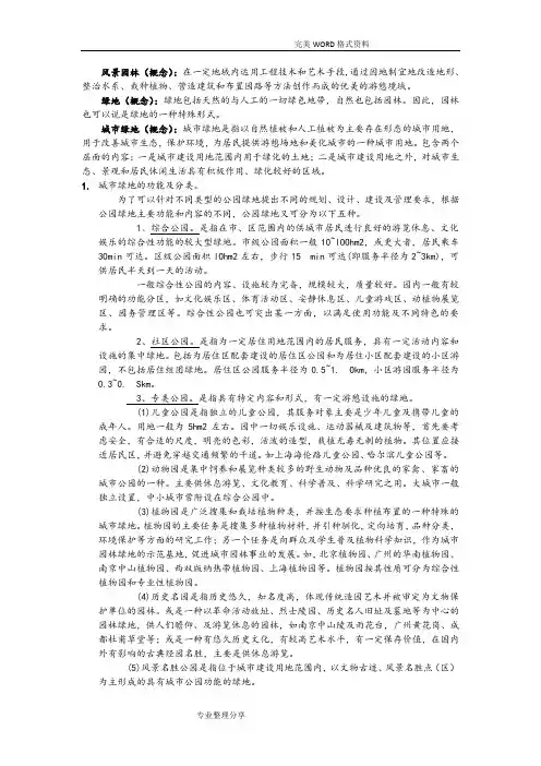 2018年考研344风景园林题集