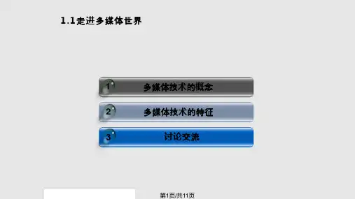 走进多媒体世界PPT课件