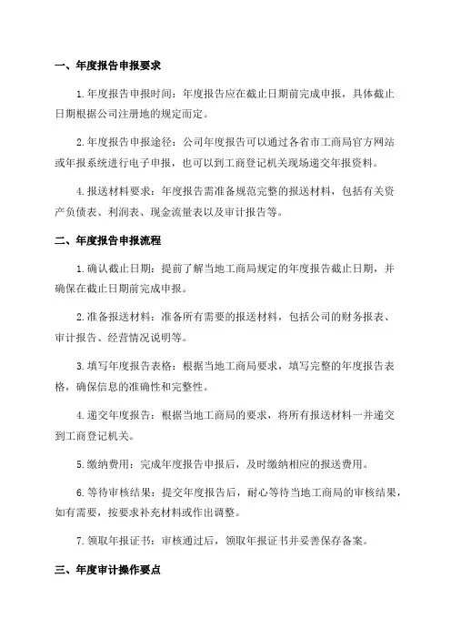 2024年申报年审操作指引