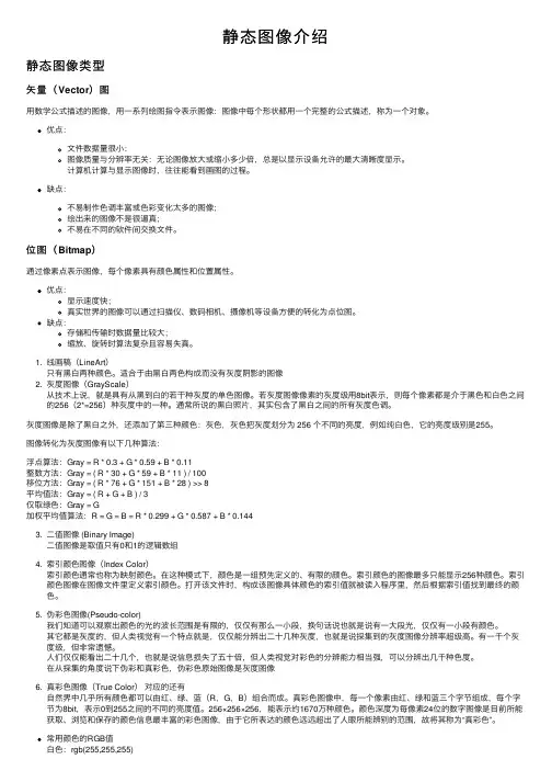 静态图像介绍