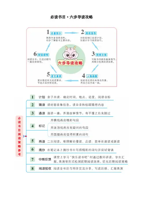 最新部编版三年级语文上册 必读书目·六步导读攻略(统编版教材)