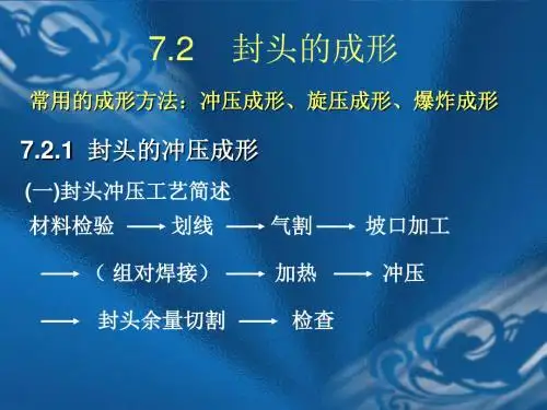 封头的成型