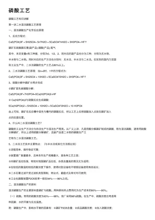 磷酸工艺——精选推荐