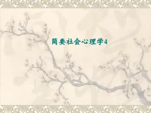 心理咨询师资格考试社会心理学4PPT课件