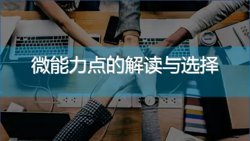 信息提升工程2.0学校培训课件：微能力点的解读与选择