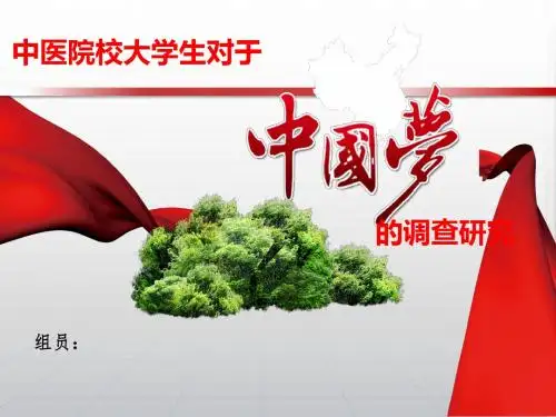 中国梦的调查研究