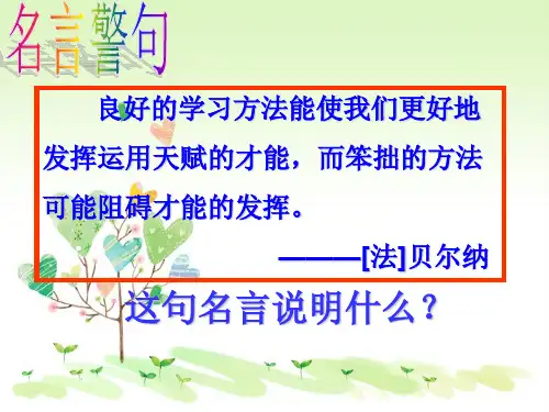 粤教版初一上册政治4.2掌握科学学习方法PPT课件(18)课件