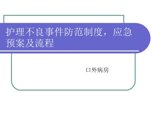 护理不良事件防范制度PPT课件