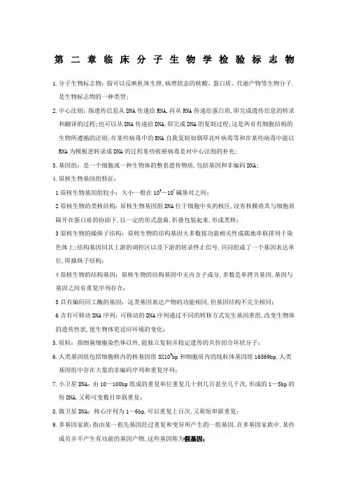 分子生物学检验