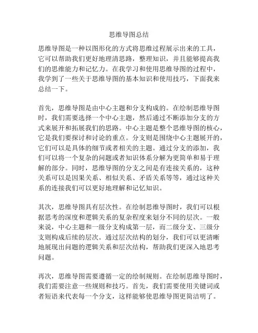 思维导图总结