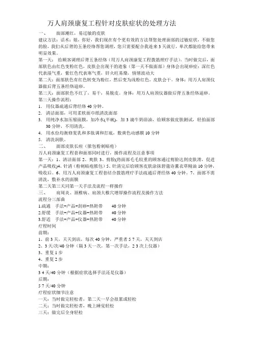 BKS万人肩颈问题皮肤处理方法