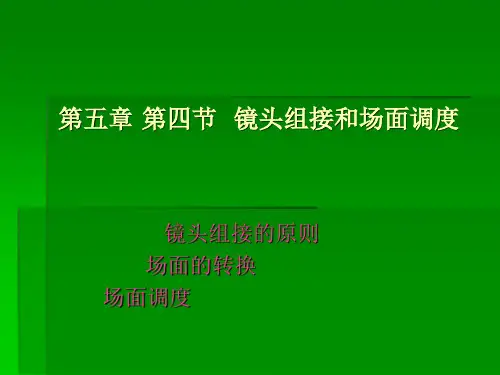 镜头组接和场面调度