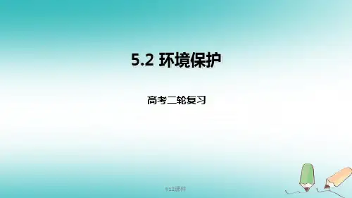 高考地理二轮复习 选修部分 5.2  环境保护课件