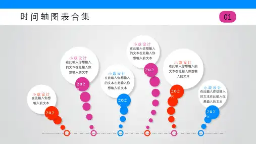 时间轴递进推进图表一PPT模板