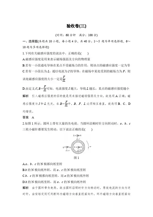 章末检测15：磁场