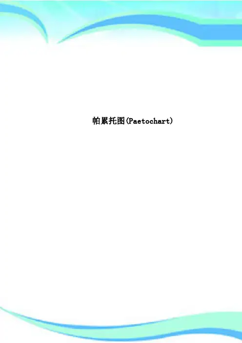 帕累托图(Paetochart)