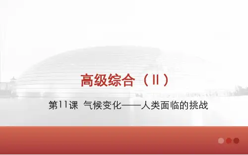 对外汉语高级综合Ⅱ教程第11课