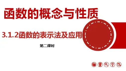 3.1.2函数的表示法及应用(第二课时)课件-高一数学同步精品课件(人教A版必修第一册)