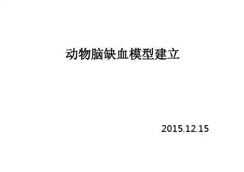 动物脑缺血模型建立.pptx