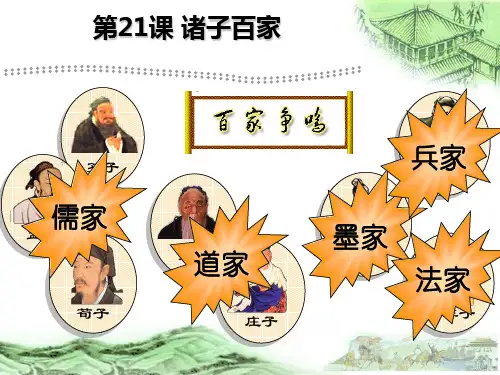 诸子百家ppt1 华东师大版