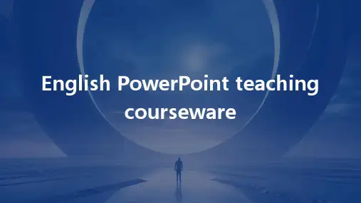 英语ppt教学课件