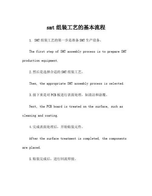 smt组装工艺的基本流程