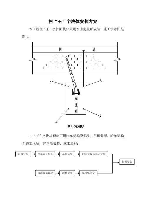 扭王字块施工方案