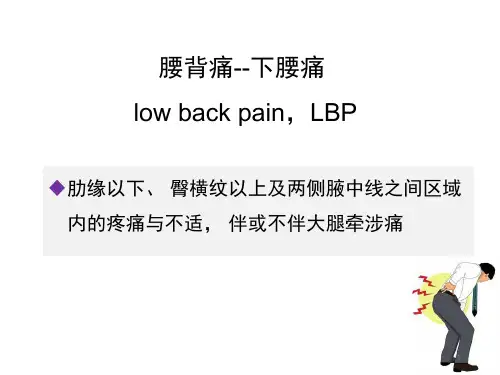 腰椎小关节综合征PPT课件