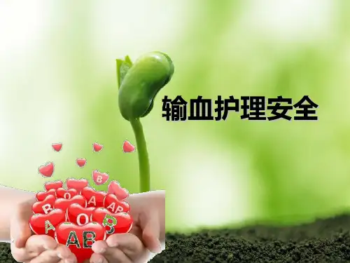 输血护理安全