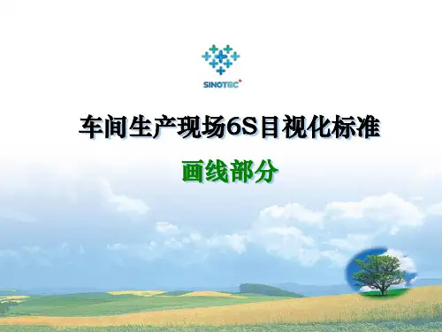 车间S目视化执行标准划线