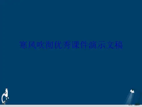 寒风吹彻优秀课件演示文稿