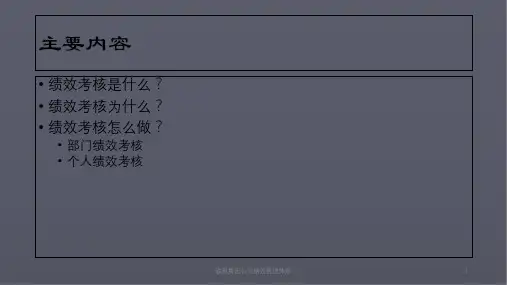 联想集团公司绩效管理体系课件