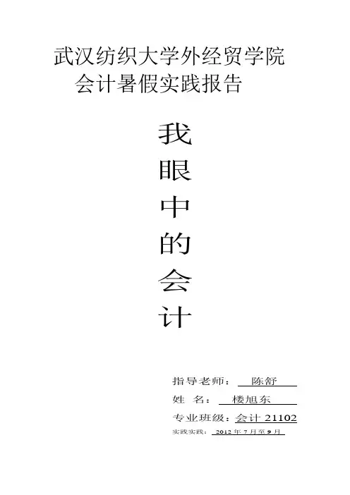 我眼中的会计