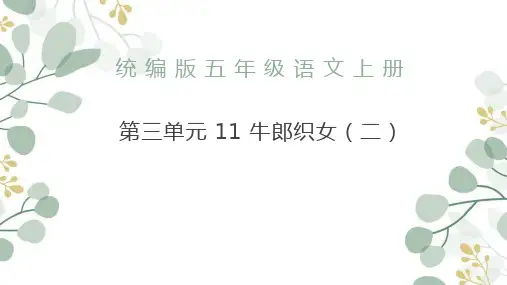 牛郎织女(二)ppt课件
