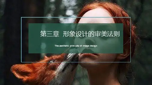 形象设计概论 第三章  形象设计的审美法则