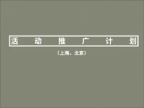 某冰绿茶活动推广计划课件