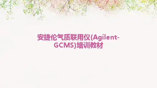 安捷伦气质联用仪(Agilent-GCMS)培训教材