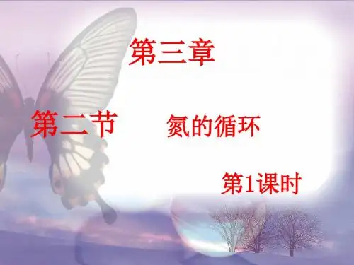 第二节    氮的循环(共53张PPT)