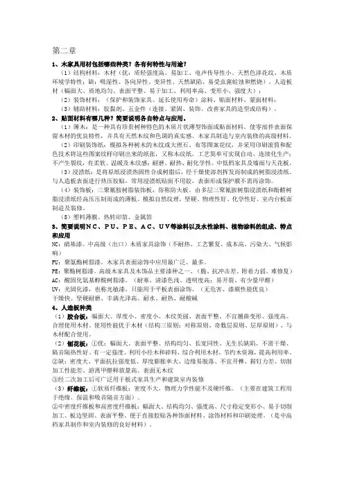 木家具制造工艺学